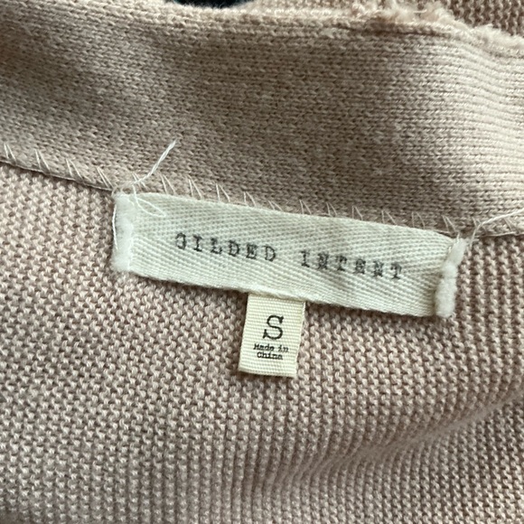 Gilded Intent Buckle distressed holey grandpa cardigan - Picture 2 of 9